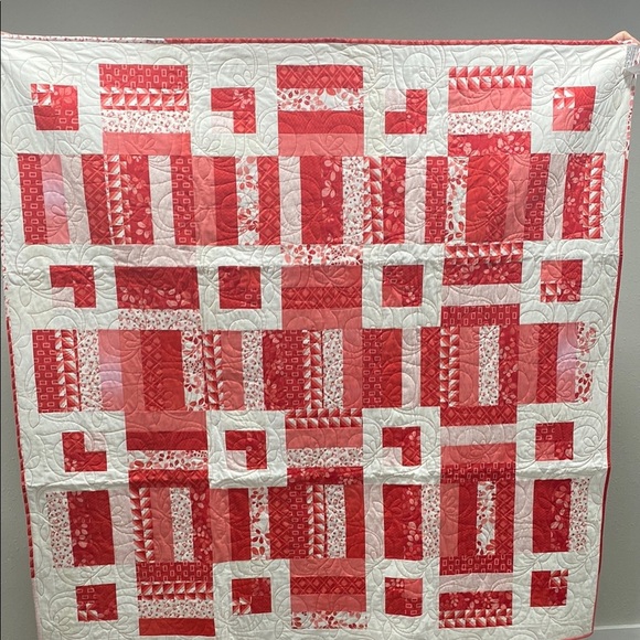 Red Patchwork Quilt - Picture 1 of 6